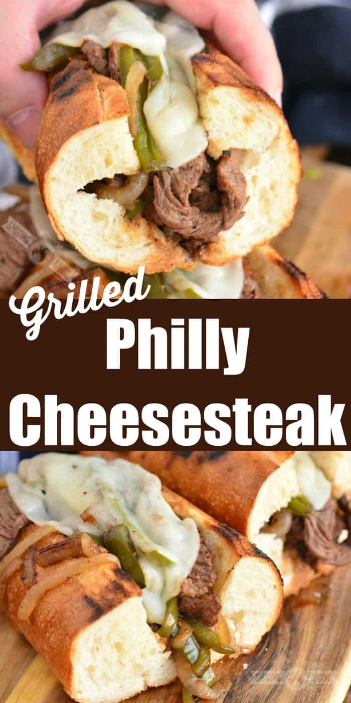 Philly cheesesteak collage