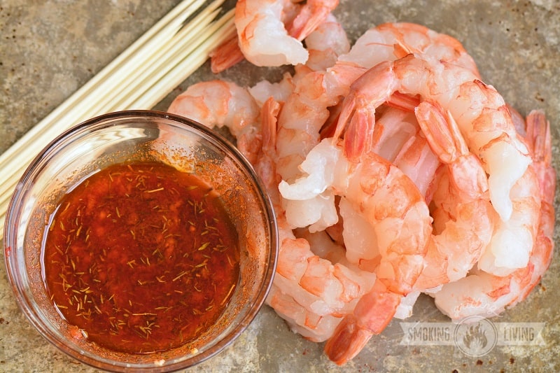 shrimp and wet rub