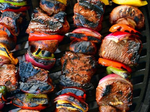 Grilled Steak Kebabs