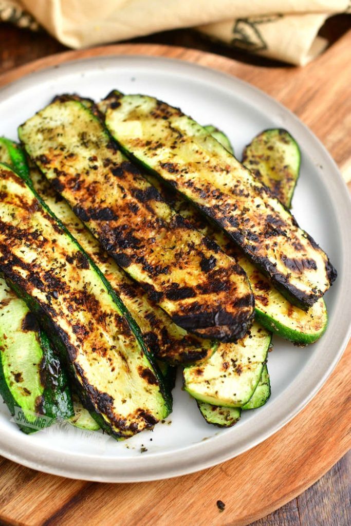 Grilled Zucchini Easy and Nicely Seasoned Grilled Side Dish