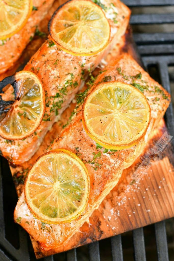 Lemon Herb Cedar Plank Salmon Simple And Delicious Grilled Salmon 6368