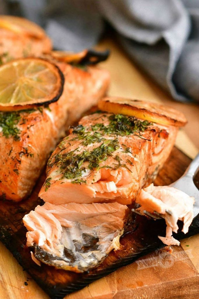 Lemon Herb Cedar Plank Salmon Simple And Delicious Grilled Salmon 8443