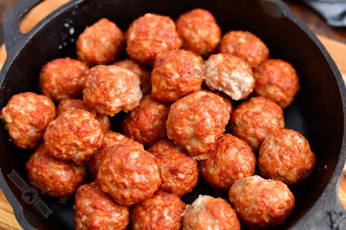 Smoked Meatballs Grilling, Smoking, Living