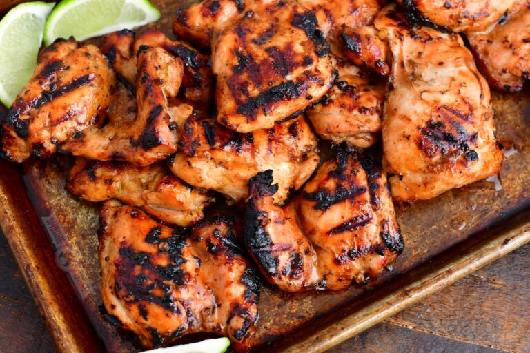 Ginger Lime Grilled Chicken Thighs - Easy Grilled Chicken Recipe