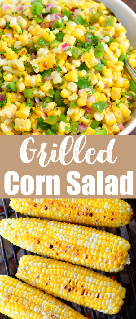 Grilled Corn Salad - Easy Corn Salad With Grilled Corn and Vinaigrette