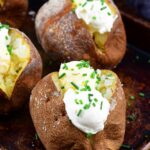 verticle topped potatoes