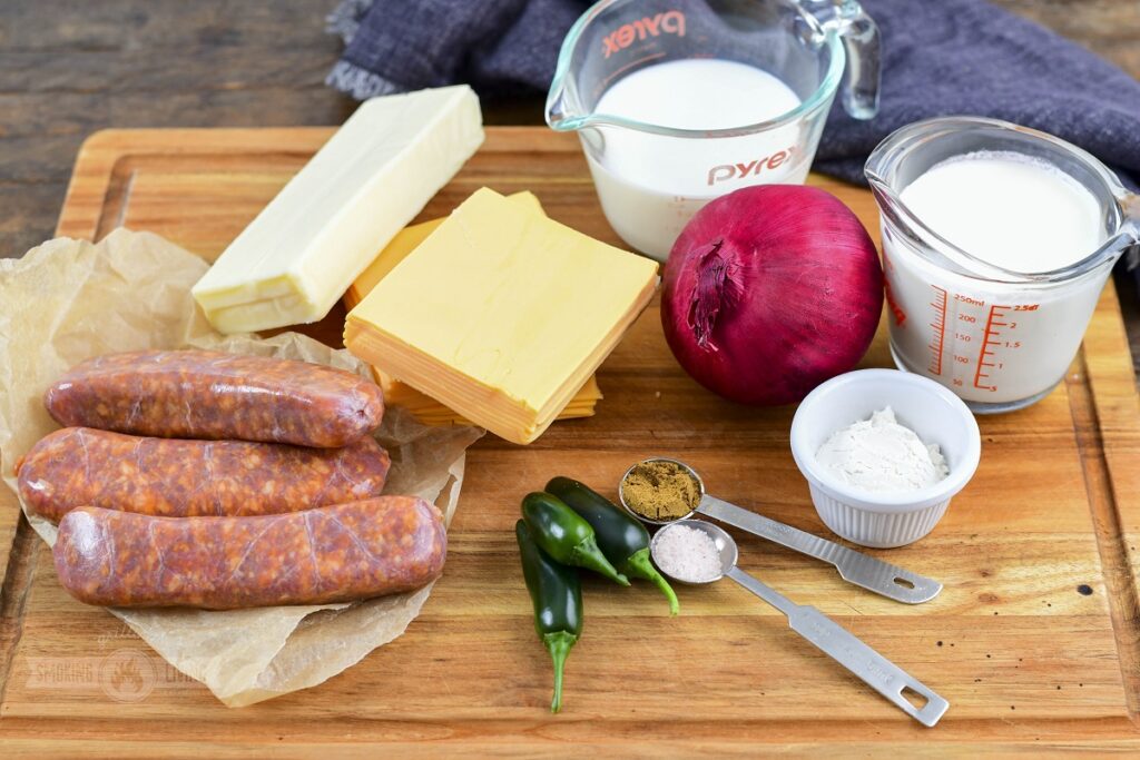 smoked queso dip ingredients